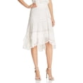 thumbnail image 1 of Joie Womens Eyelet High-Low Skirt, White, 0, 1 of 1