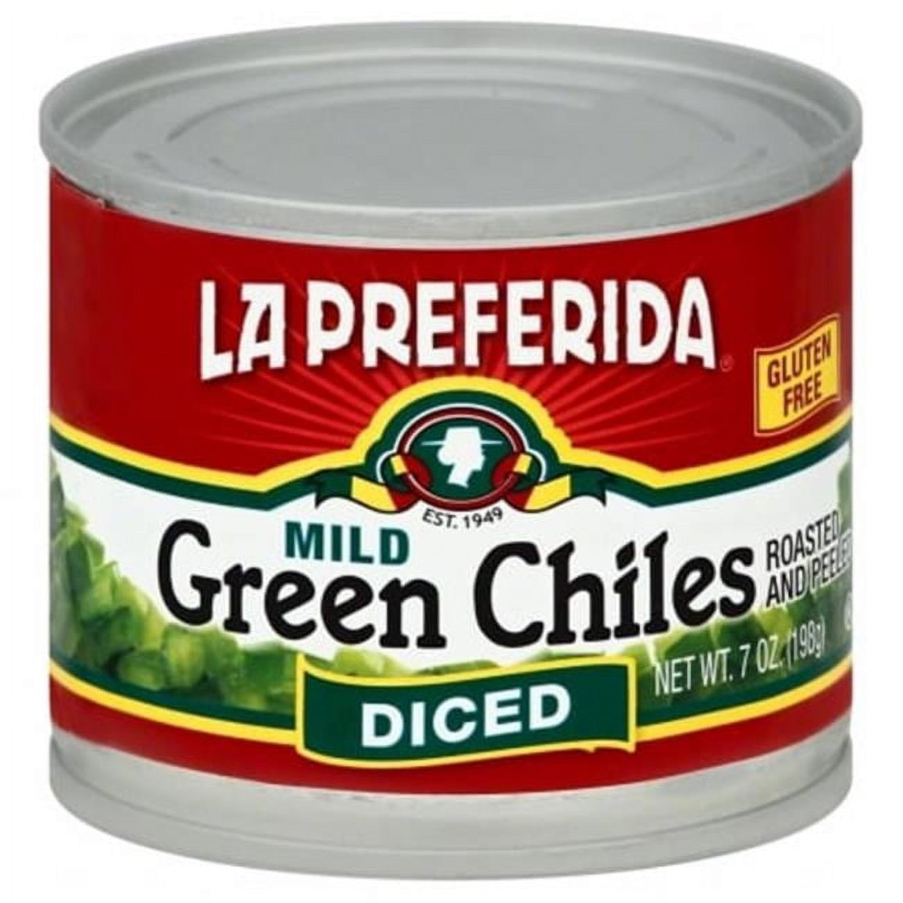 (4 pack) La Preferida Lp Lp Diced Green Chiles (mild)