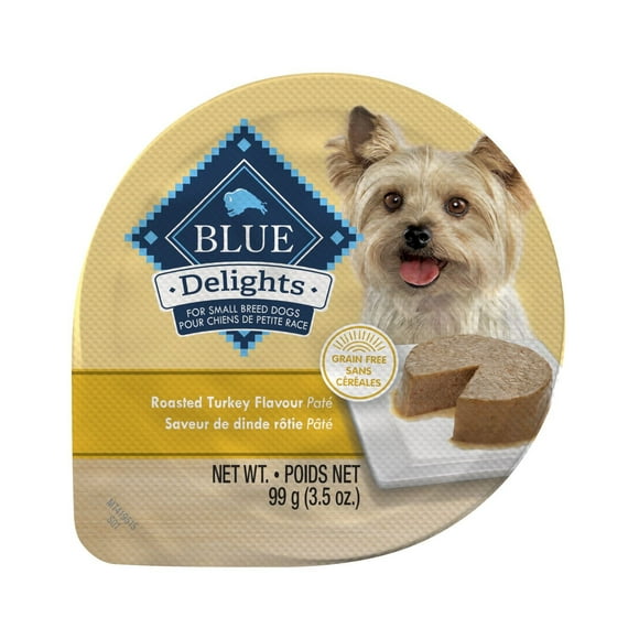 BLUE Delights Roasted Turkey Flavour Paté Wet Dog Food, 99g