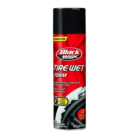 Black Magic Tire Wet Foam 18oz. Tire Shine - (Best Wheel Shine Product)