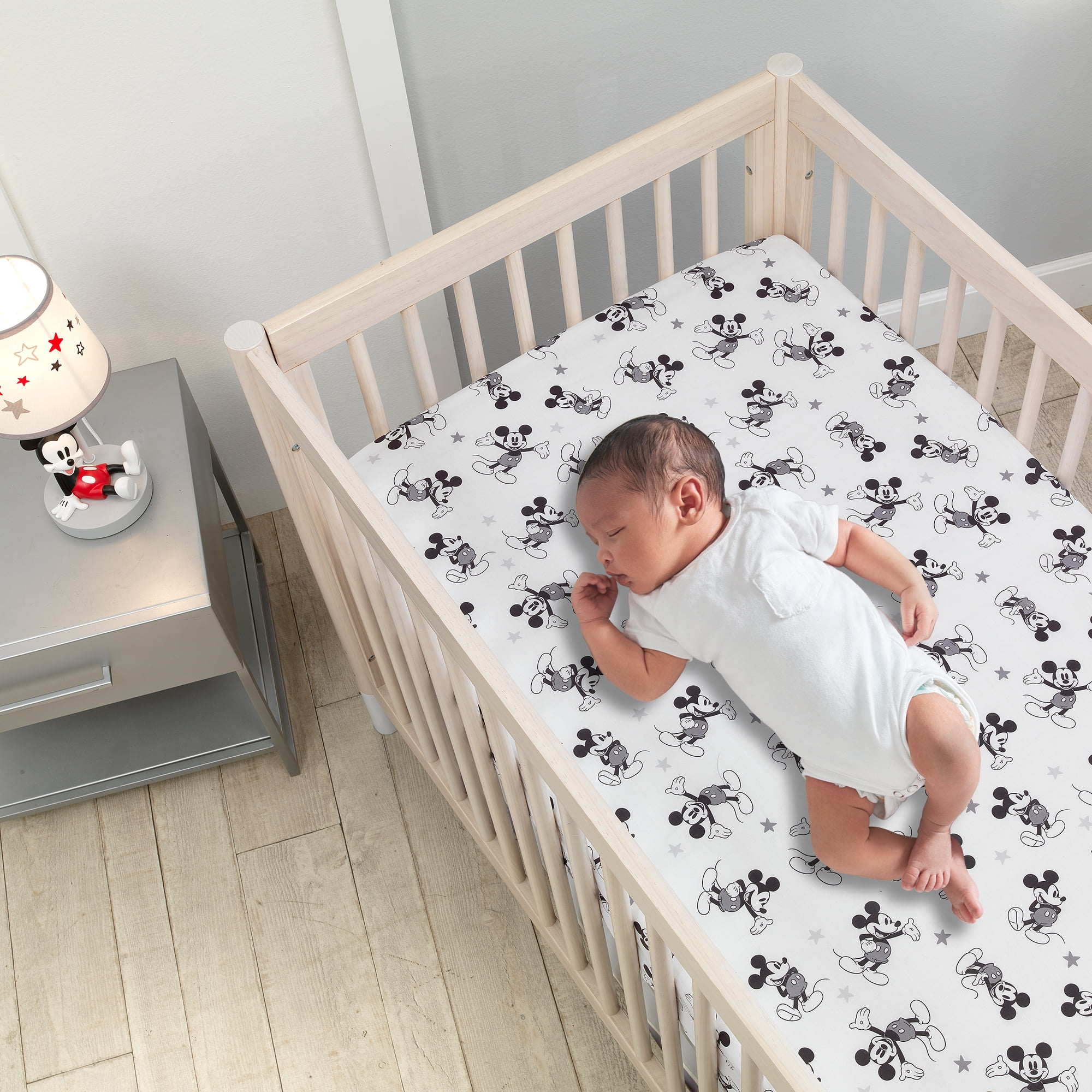 mickey mouse crib bedding walmart