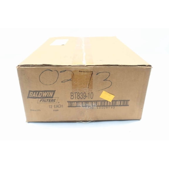 Box of 12 BALDWIN BT839-10 Hydraulic Filter Element
