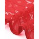 thumbnail image 5 of Cárdigan de encaje floral de nylon casual para mujer de tallas grandes Agnes Orinda, manga 3/4, 1X, rojo, 5 of 6