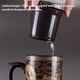 thumbnail image 4 of Bearachild Taza de té de arcilla morada con tapa, contenedores de bebidas para el hogar, taza de bebida de estilo chino Vintage redondeada, Cocina y Comedor Negro, 4 of 6