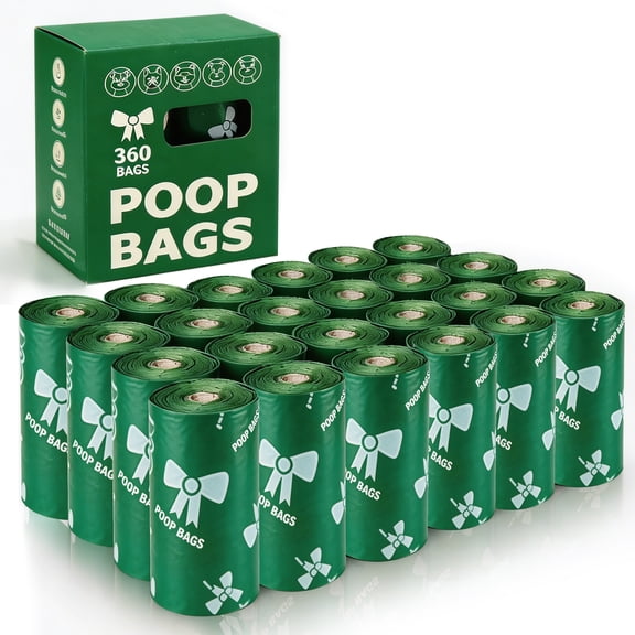 Dog Poop Bags , Pet Waste Bags, Dog Waste Bags with Breakpoint Design Pet Poop Clean Pick Up Tools Pet Accessories for Home Outdoor