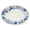 Melodie de Fleurs, variant on STP GOODS Christmas Wreath Porcelain Oval Serving Plate 15.6x11" (39.7x28 cm) Bone China Oval Serving Platter, Holiday Tableware