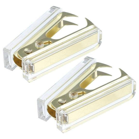 PBPBOX Elegant Golden Staple Remover Tool for Daily Use ABS and Metal MultiUse Ergonomic Design 2 Pcs