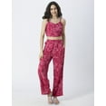 thumbnail image 2 of Moomaya Printed 2 Pcs Cord Set For Women, Rayon Top With Pants For Summers, 2 of 9