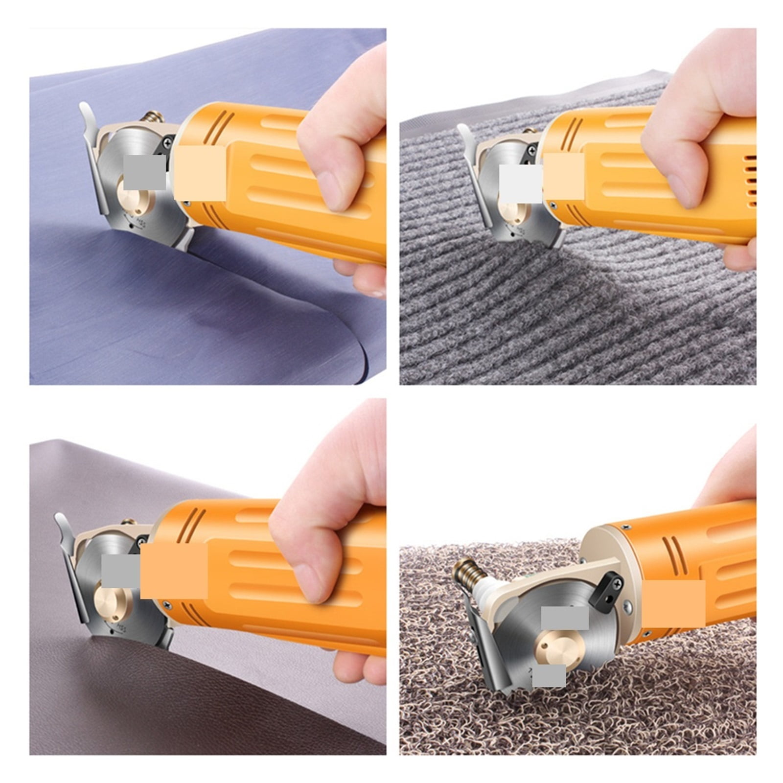 Electric Fabric Scissors Rotary Blade Fabric Tool Leather Fabric Electric Cutter Kit Cutting Saw Tool ,Sharp & Durable