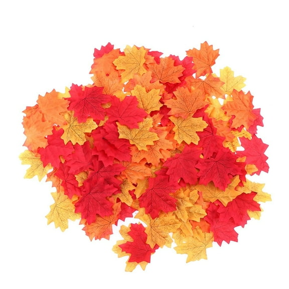 Hemoton  300 Pcs Maple Leaves Decorations Leaf Confetti Exquisite Smooth