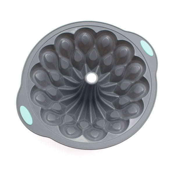 Aparatos de cocina, Accesorios de cocina, Utensilios de cocina, Herramientas de cocina Molde de silicona acanalado para pasteles Molde hueco de silicona Feng Moldes antiadherentes Savalin Bandeja para