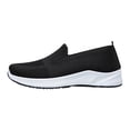 thumbnail image 2 of AUDeals Womens Orthopedic Slip On Walking Shoes Air Cushion Lightweight Soft Sole Arch Support Sneakers (Black, 7.5), 2 of 8