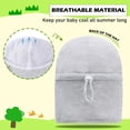 thumbnail image 3 of Gorro de sol para bebé Duoyeree UPF 50+, protección para orejas y cuello 0-6M, 3 of 5