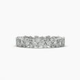 thumbnail image 2 of Marquise and Round Moissanite 18k Fleur Eternity Ring, 2 of 6