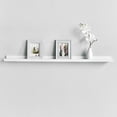 thumbnail image 4 of WELLAND 48" Vista Photo Ledge Floating Wall Shelf, Set of 2, White, 4 of 5