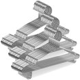 thumbnail image 1 of 50 Piezas Ganchos Para Ropa Perchas - Ganchos Para Pantalones de Acero Inoxidable Percha de Alta Calidad 42 CM Hangers Antideslizantes Metal Ligero Resistente Duradera Para Hogar Adultos Faldas, 1 of 7