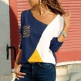 thumbnail image 2 of Blusa informal de manga larga con cuello redondo y estampado de leopardo para mujer Pompotops gfhjh2716, 2 of 5
