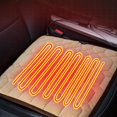 thumbnail image 2 of Heated seat cushion, heated seat mat car seat cushion | universal size heater car seat comfortable seat heating instant warmth for winter, 2 of 4