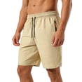 thumbnail image 2 of akafmk Mens Running Shorts Fast Dry Workout Shorts 7" Lightweight Gym Basketball Shorts with Zipper-Pockets, 2 of 7