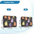 thumbnail image 4 of FORMRS 13"-13.3" Laptop Sleeve Protective Case Soft Carrying Quilted Computer Bag Cover, Yellow Halloween Ghosts, 4 of 7
