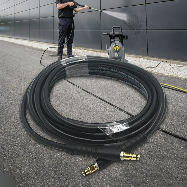 Manguera de extensión de manguera de lavadora a presión de repuesto, conector rápido de enchufe de fácil instalación para accesorios para K2 K3 K4 K5 10m