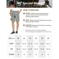 thumbnail image 5 of SPECIAL MAGIC Men's Cargo Shorts Mens Golf Shorts with 6 Pockets（Grey 36）, 5 of 8