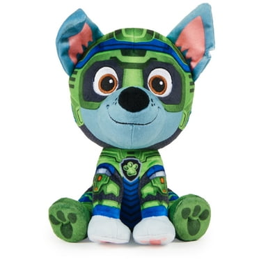 PAW Patrol: The Mighty Movie, Rocky 7-Inch Plush Toy for Kids Ages 3 