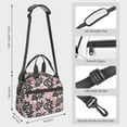 thumbnail image 2 of Naloa Black Snake Print Lunch Bag for Women & Men Insulated Lunch Box or Cooler Lunch Tote Bags for Work, Travel, Outdoor, 2 of 5