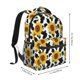 thumbnail image 2 of Disketp Cute Cow Print Sunflower B Mochila Estampada para Hombre y Mujer – Mochila Ligera Clásica con Múltiples Bolsillos para Universidad, Trabajo y Viajes-One Size, 2 of 5