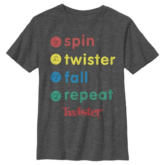 Boy's Twister Spin Fall Repeat Graphic T-Shirt