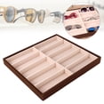 thumbnail image 1 of Caja de almacenamiento de gafas de sol, 10 rejillas Organizador de gafas moderno Cajas de almacenamiento de exhibición de gafas Ecomeon no, 1 of 5
