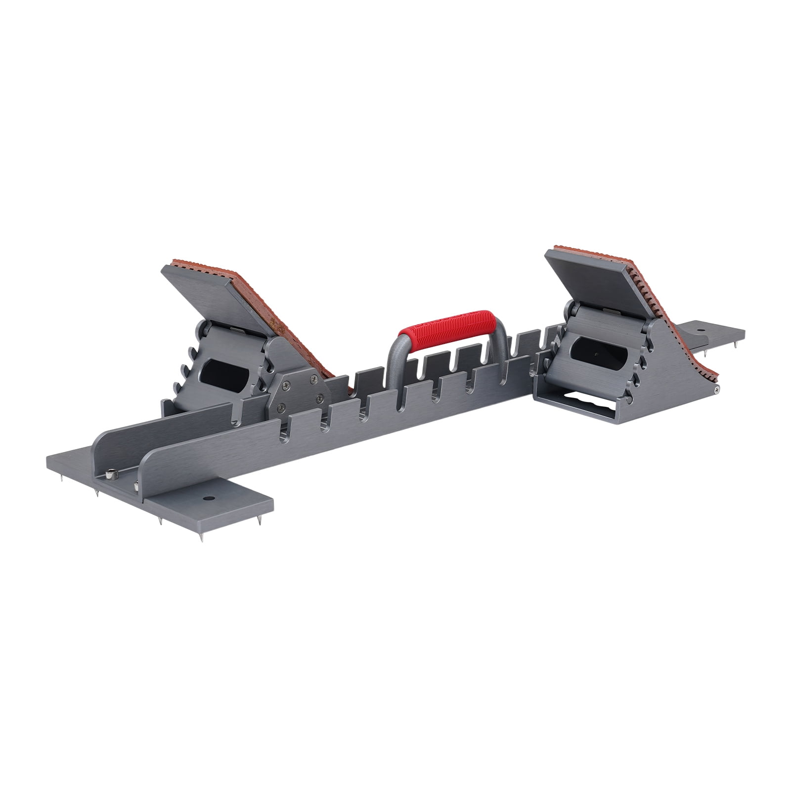 ToppiJoy Adjustable Professional Track Starting Blocks-Aluminum Alloy Sprint Starting Blocks with 4 Angle Settings, Span&Non-Slip Pedals for Track and Field Athletes, Competition, Training