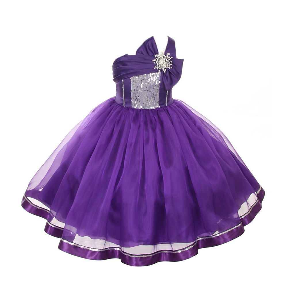 purple dress for kids