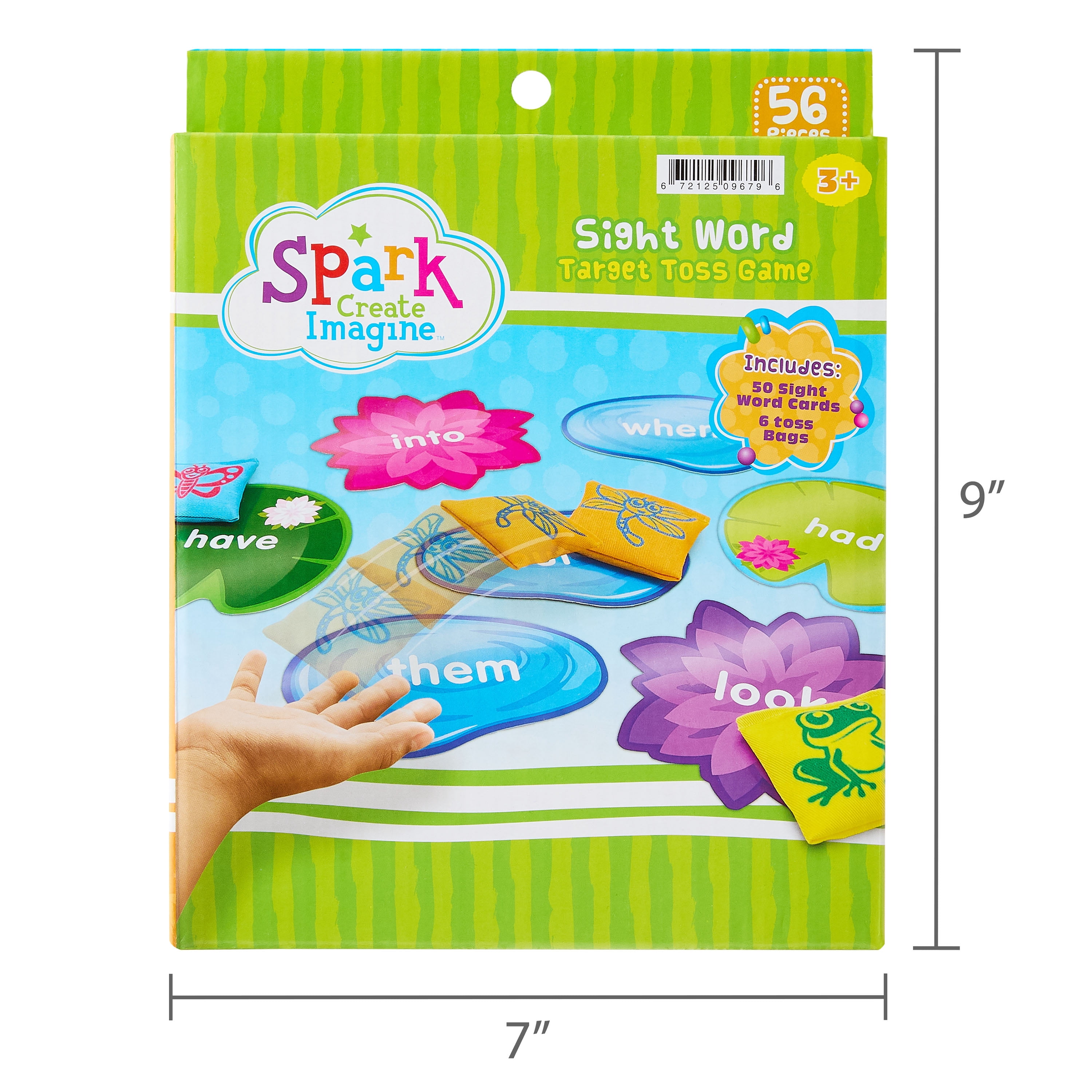Spark Create Imagine Sight Word Beanbag Toss Game, Educational Games for Kids, Recess, Classroom