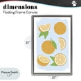 thumbnail image 4 of Stupell Industries Farmhouse Pastel Summer Oranges Gray Floating Frame Canvas Art, 21 x 31, by Martina Pavlova, 4 of 8