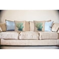 thumbnail image 2 of Betsy Drake NC703B 18 x 18 in. Blue Coral Beige No Cord Pillow, 2 of 2
