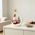 thumbnail image 4 of Christmas Resin Tabletop Figurine, Festive Indoor Desktop Decoration，Ornament,Christmas Holiday Centerpiece for Xmas Shelf, Mantel and Living Room Home Seasonal Decor,6x4Inch, 4 of 4
