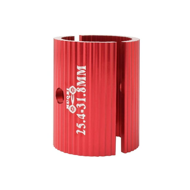 Adaptador de vástago de bicicleta REDUCCIÓN DE calzas barras de mango de Rojo 254-318 mm Zulema Adaptador de cuña para vástago de bicicleta