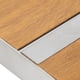 thumbnail image 3 of Caja de cigarrillos de acero inoxidable con soporte para cigarros de grano de madera de 20 piezas para viajes, viajes de negocios, regalos para novios, 3 of 8