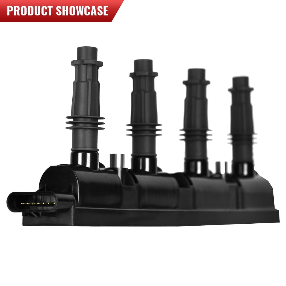 Ignition Coil Pack Compatible with 1.4L Turbo Chevy Cruze Sonic Trax Volt Cadillac ELR Buick Encore 2011 2012 2013 2014 2015 2016 2017 2018 2019 2020, Replace D521C UF669 55577898 55579072 25198623