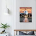 thumbnail image 3 of Nawypu Large  Airplane Aviation Wall Art Decor Picture Painting Poster Print on Canvas Panels Pieces - Aviation Theme Wall Decoration Set - Plane Wall Picture for Showroom 16x20in, 3 of 4