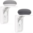 thumbnail image 1 of Soporte de pared Outlet Shelf WALI OLS002-W, paquete de 2, blanco, 1 of 9