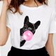 thumbnail image 3 of Camiseta de tres hermanos de cuento de reliquias de la muerte para mujer, camisetas blancas informales suaves, divertidas, envío directo, 3 of 5