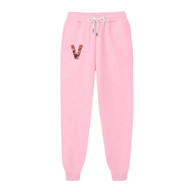 Pink capri sweatpants hot sale