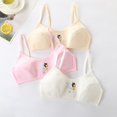 thumbnail image 1 of Kids Sports Bras Young Grls Training Bras for Teens 8-16Y Teenage Underwear Small Vest Puberty Clothing Cute Children Brassiere1pcs random30-45kg He Qiyong unisex, 1 of 1