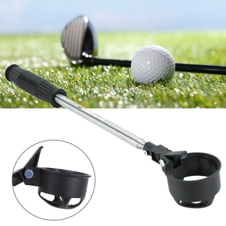 Cheers.US Golf Ball Retriever  Stainless Telescopic Golf Ball Retriever for Water with Golf Ball Grabber for Putter Golf Accessories Gifts for Golfer