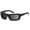 Glossy Black Frame, variant on 7eye VENTUS Wind-Blocking Padded Motorcycle Riding Sunglasses, UV400, Polarized Copper Lenses, Matte Black