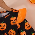 thumbnail image 5 of FYDUU Baby Girls Halloween Dress Toddler Girl Tulle Dress Long Sleeve Halloween Cartoon Print Tutu Dresses Holiday Party Outfits Fall Clothes 9-12 Months, 5 of 9