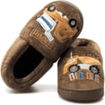 thumbnail image 2 of Plush Warm Slippers for Girls Boys Kids Toddlers Winter Fur Lined Indoor House Home Shoes, 2 of 13