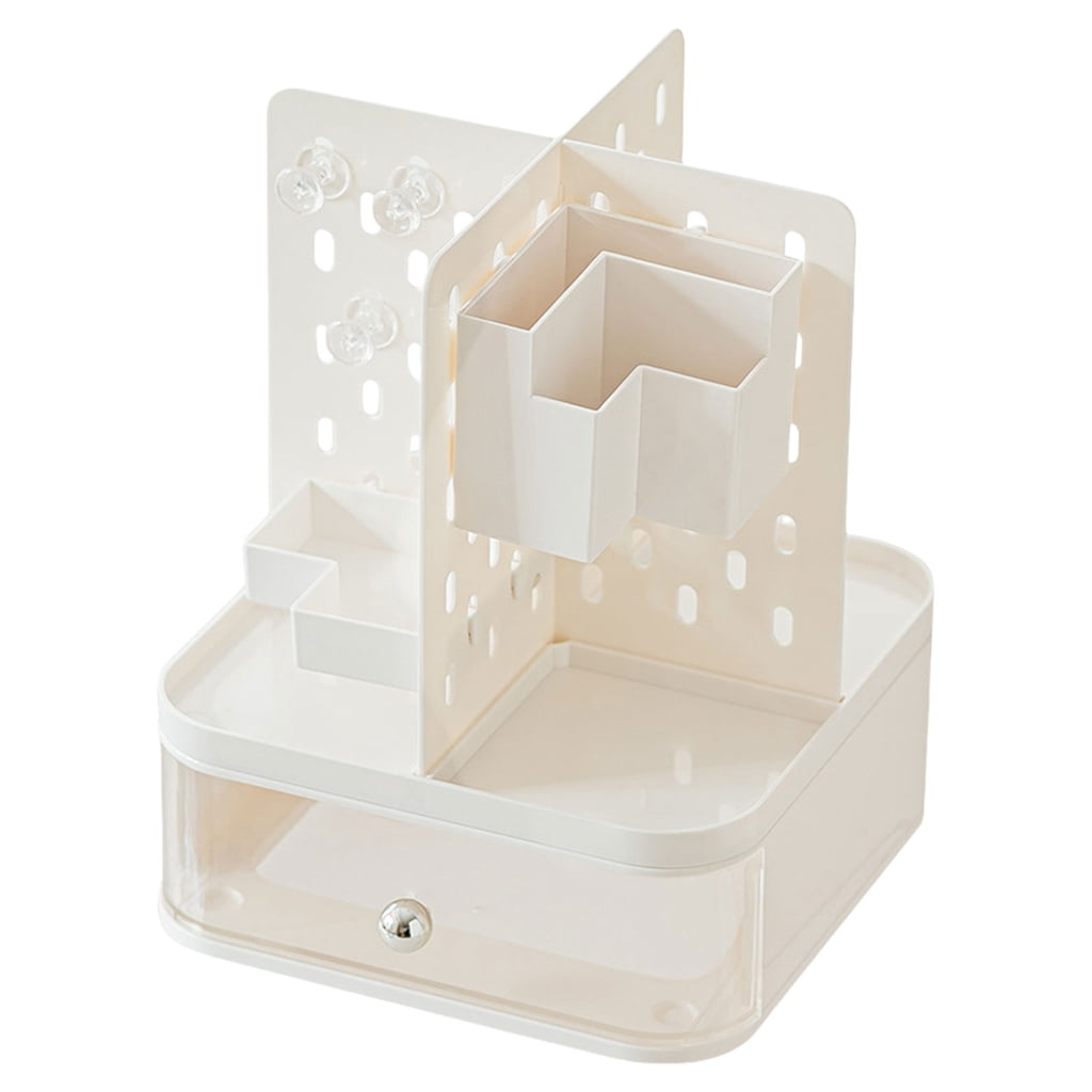 Stationery Organizer Desk Organizer with Pegboard Drawers Desktop Organizers